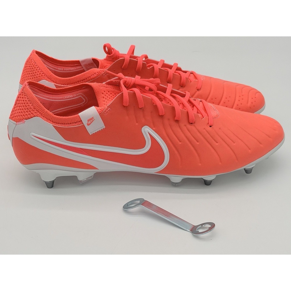 Nike Tiempo Legend 10 Elite SG-Pro Hot Lava Soccer HF4373-800 Size 13 No Box Lid